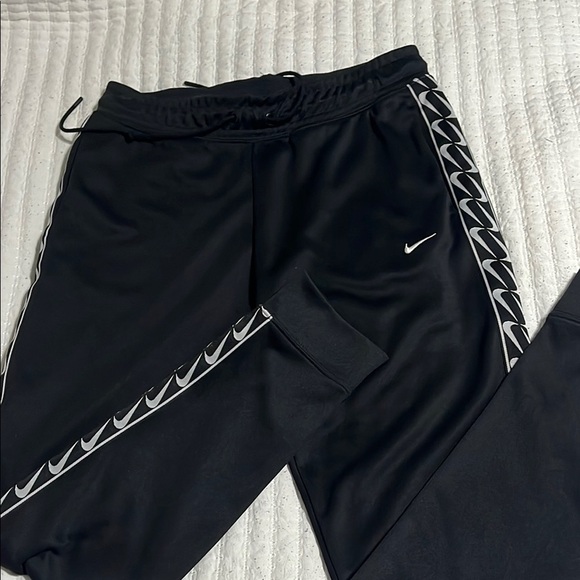 Nike Pants - Nike Black Athletic Pants with White Logo